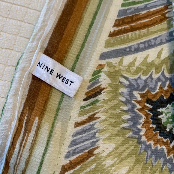 Nine West bohemian print scarf - Picture 5 of 8